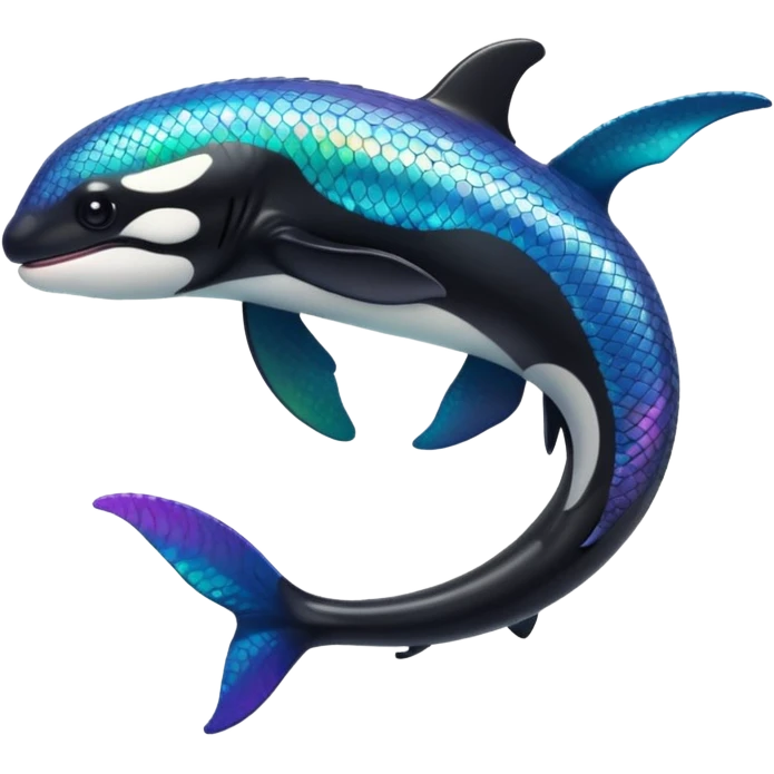 orca mixed with camelion emoji