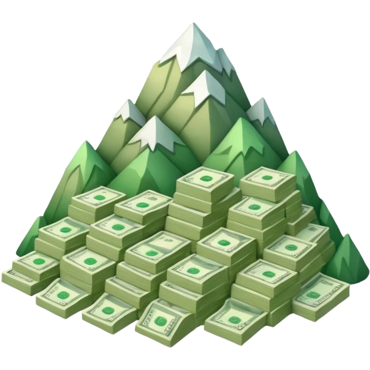 
MOUNTAIN OF BANKNOTES emoji