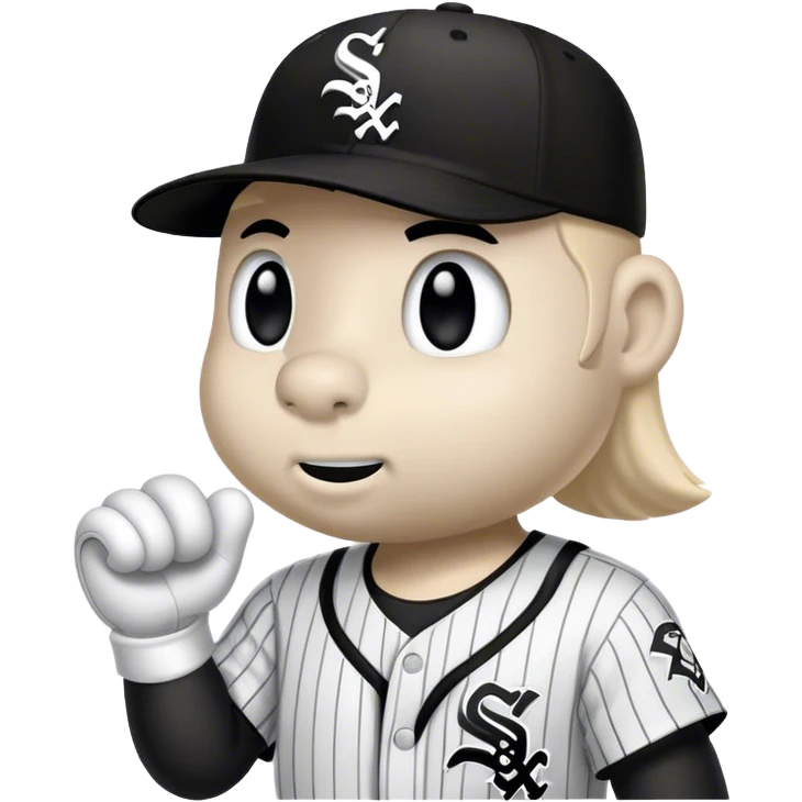 Chicago white Sox mascot southpaw emoji