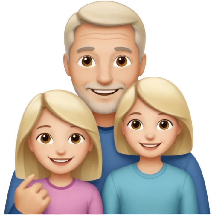 Papa y hija emoji