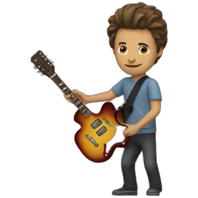 Guitar person emoji