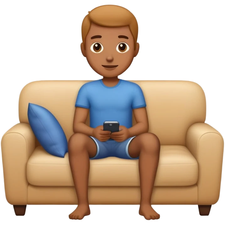 sitting on couch emoji