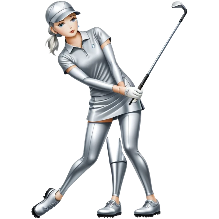 sorayama golfing emoji
