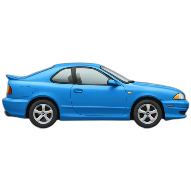 Blue car emoji