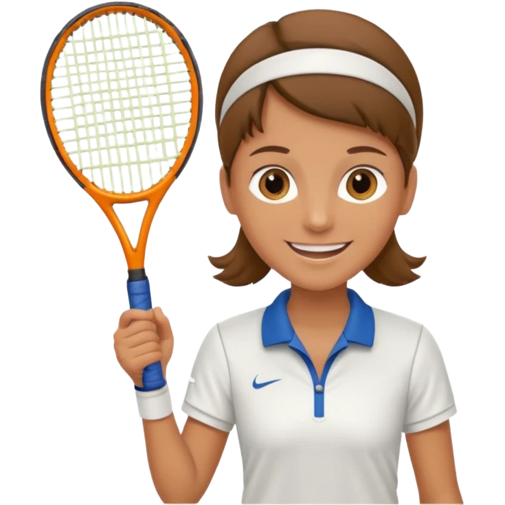 Tennis champion emoji