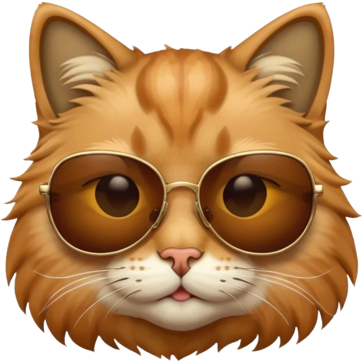 Cat wearing sunglasses emoji