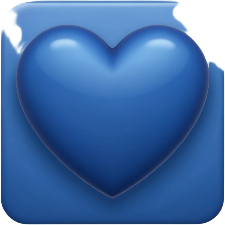 navy blue heart emoji