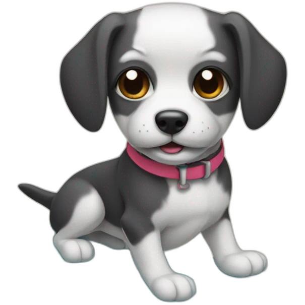 Chien qui Surf emoji