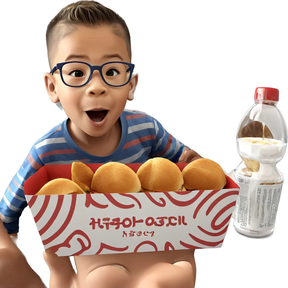 boys enjoying food together emoji