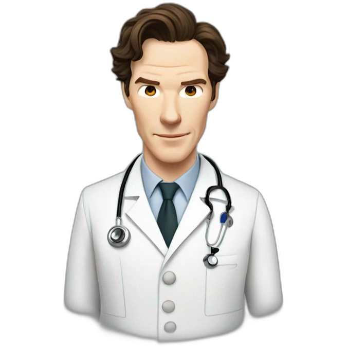 benedict cumberbatch as doctor emoji