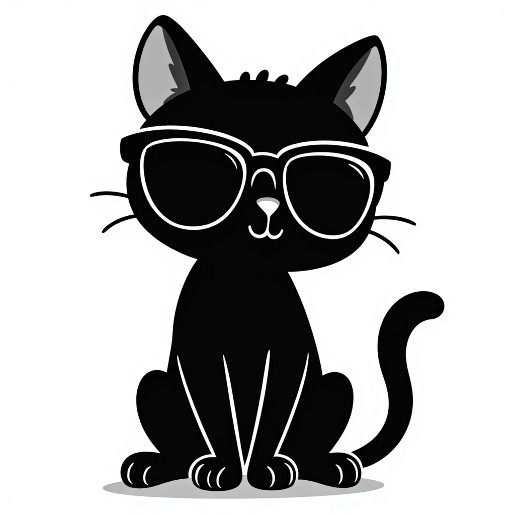 cat wearing sunglasses emoji
