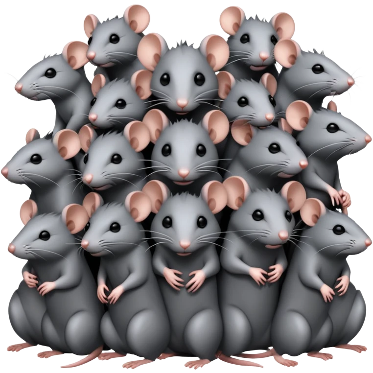 Rat king emoji