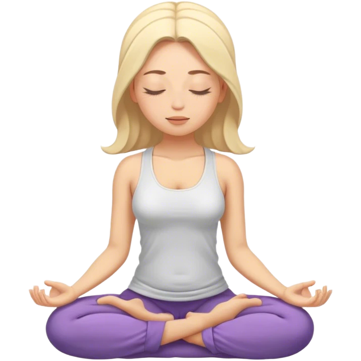 🩵🧘🏻‍♀️ emoji