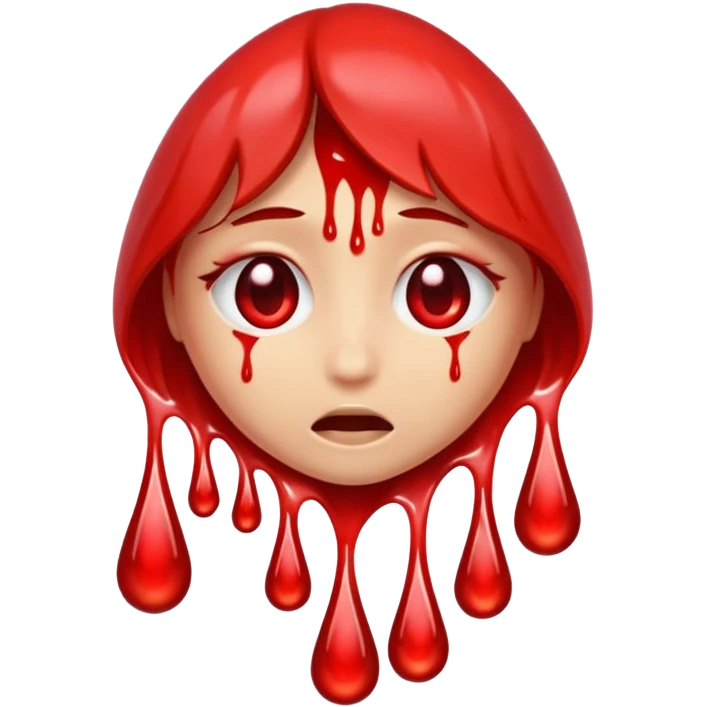 bloody tears emoji