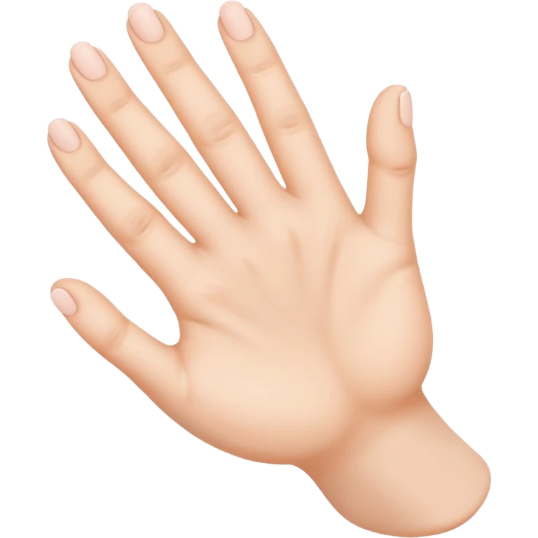 baby hand in grabbing hand position  emoji