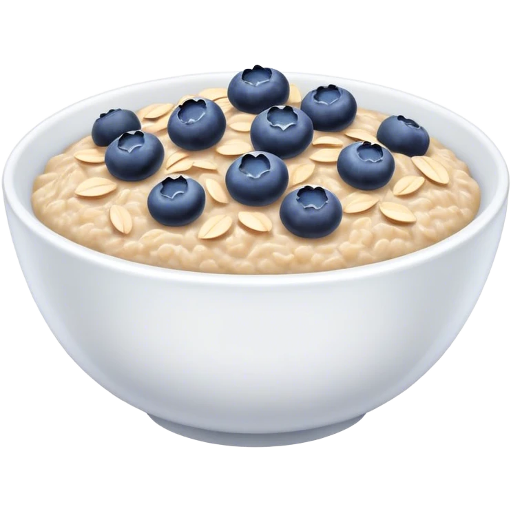 Oatmeal bowl emoji