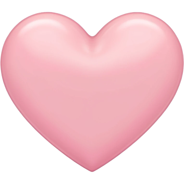 Pastel pink heart emoji
