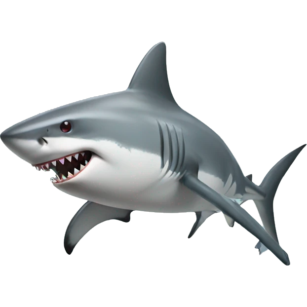 shark with a gun emoji