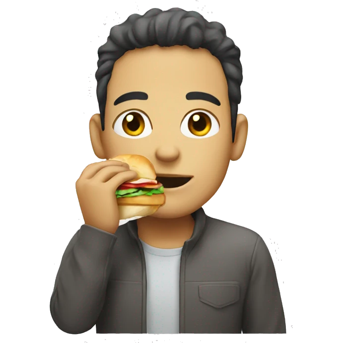 eating a sandwich  emoji