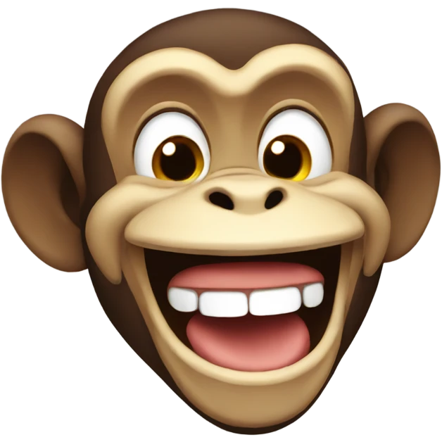 monkey laughing emoji
