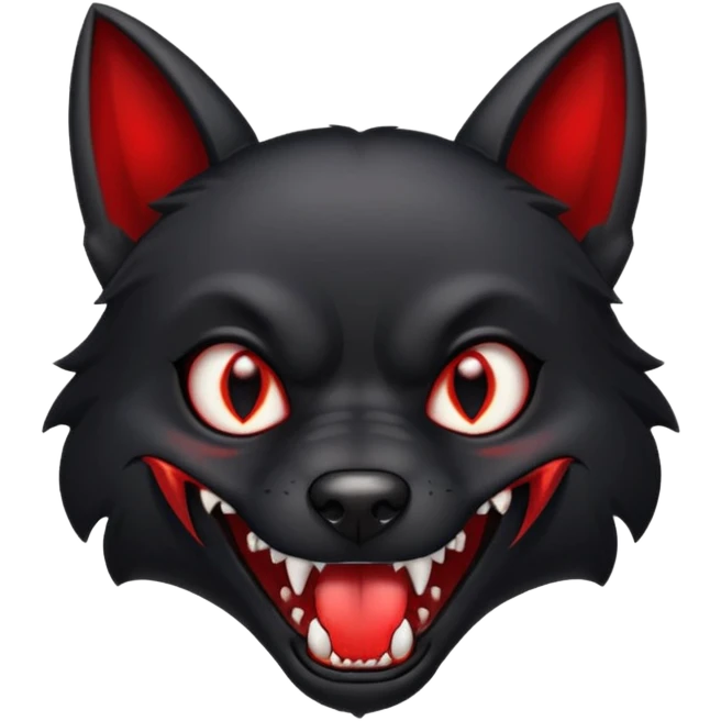 vampire dog emoji