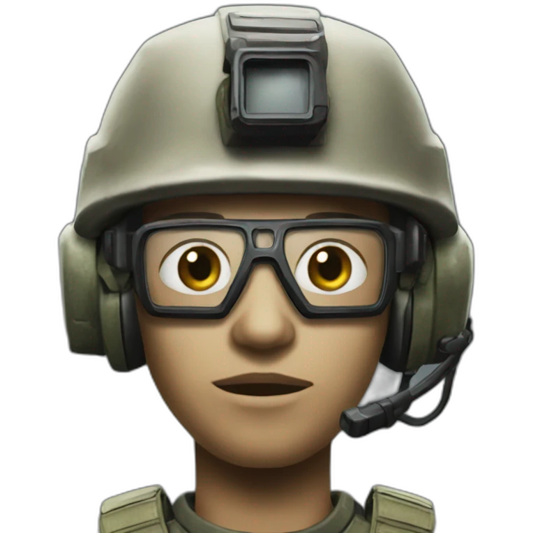 Ghost Operator of call of duty emoji