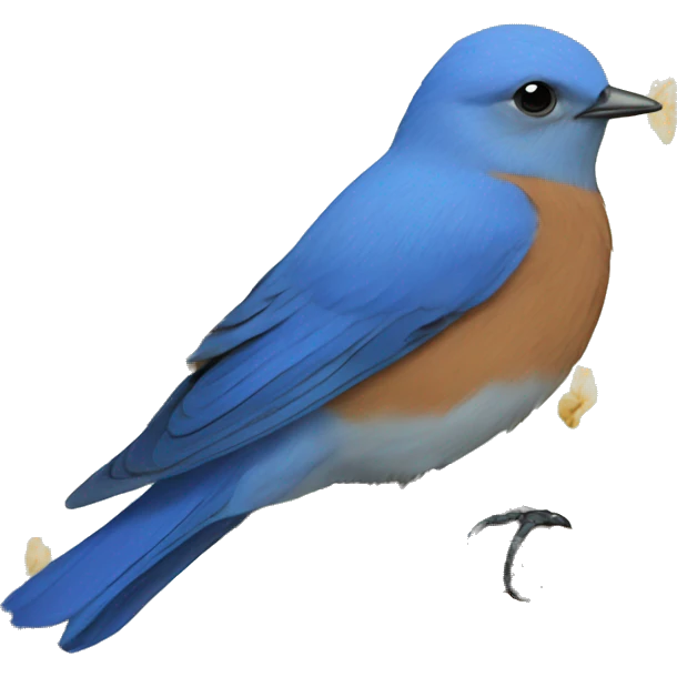 Bluebird tarot card emoji