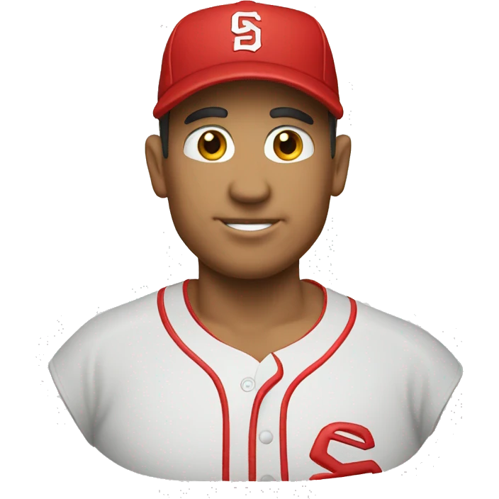 baseball coach red hat emoji