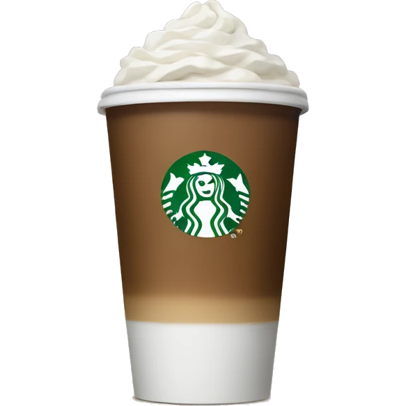 Starbucks coffee emoji