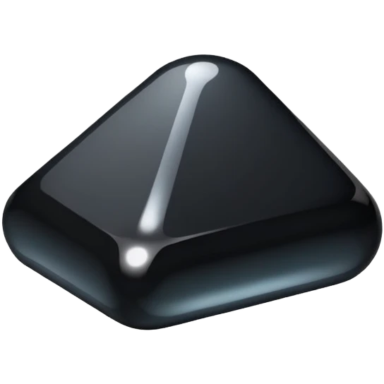 An obsidian  emoji