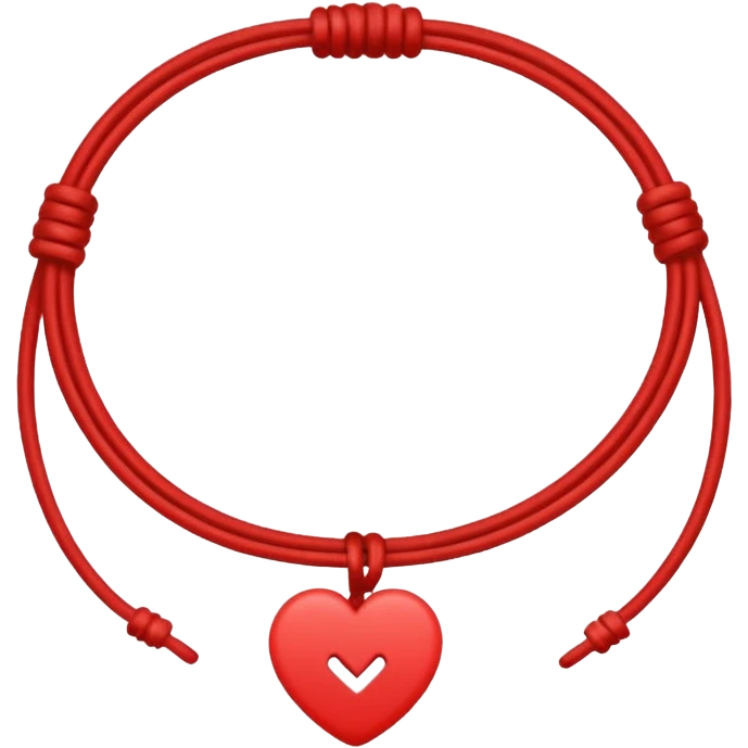 Red string of fate emoji