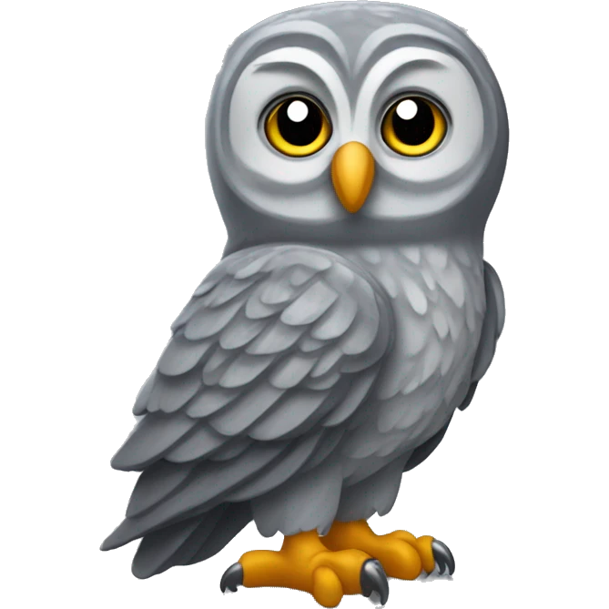 Great gray owl emoji