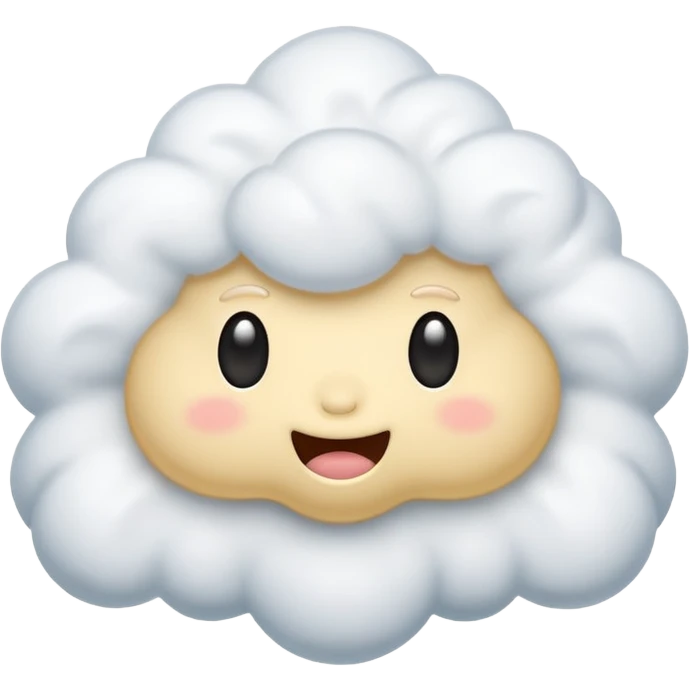 A cute fart emoji