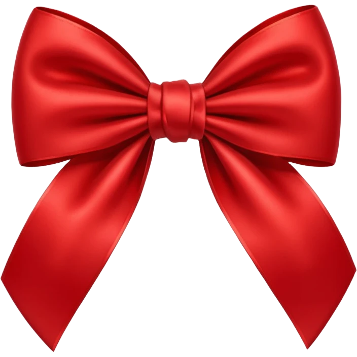 Red bow emoji