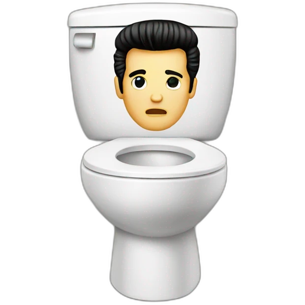Elvis toilet emoji