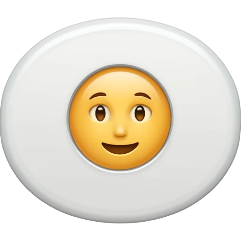 To balll and tall oval in the middle emoji