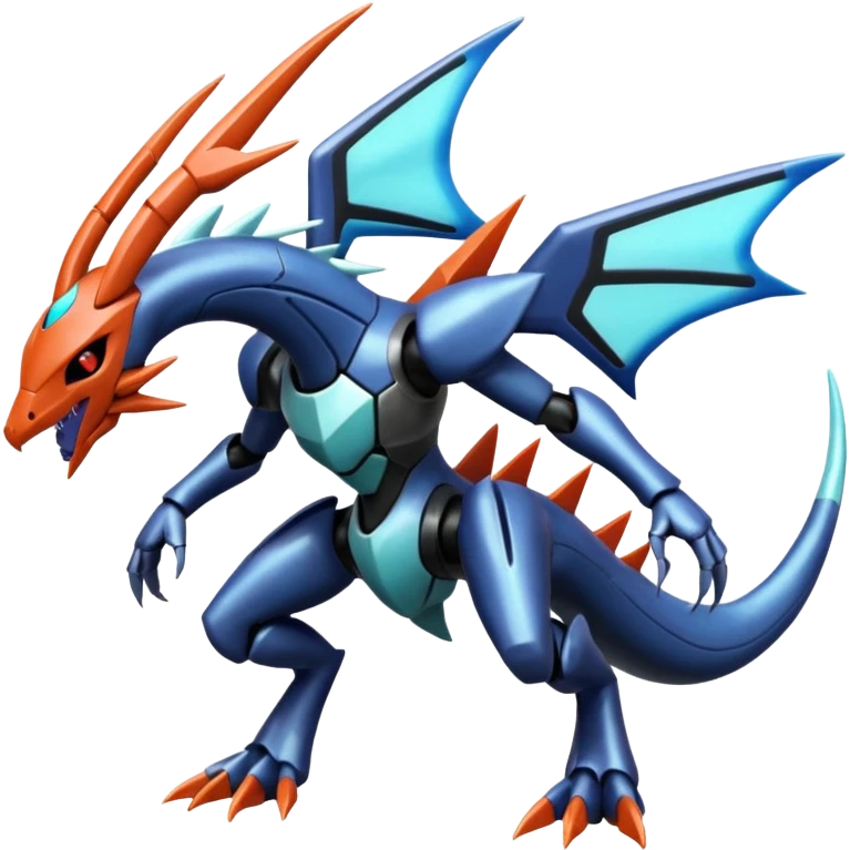 Edgy cool Dialga-Genesect-Miraidon-Darkrai-Deoxys-Giratina-Palkia-Meloetta-fusion emoji