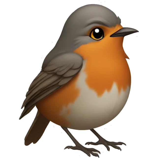 robin bird with hood emoji