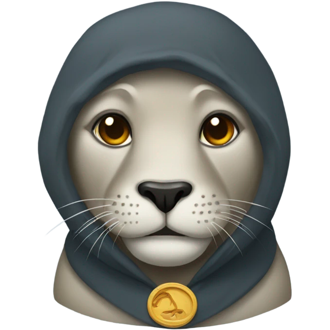 seal in lion costume emoji