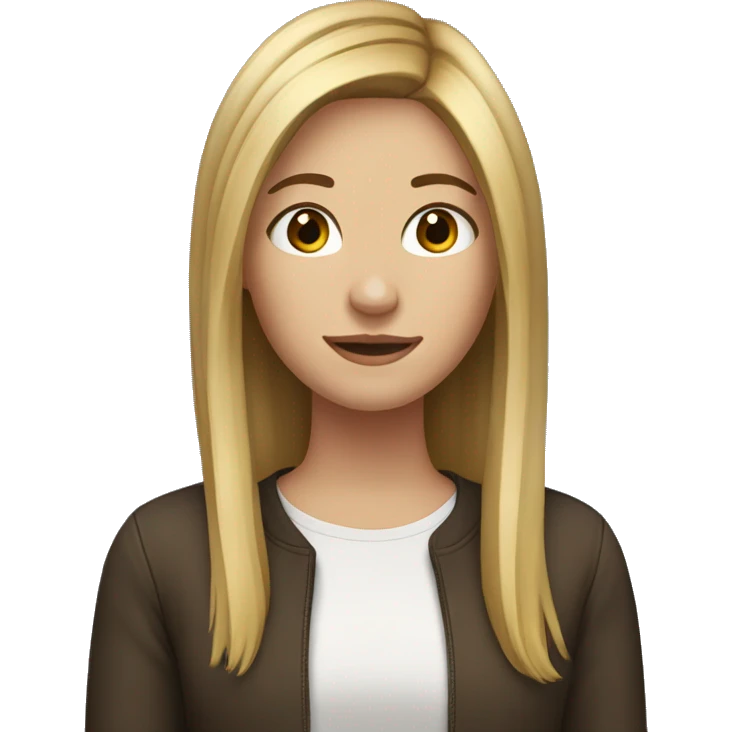 23 year old girl who is tall with brown hair and blonde highlights emoji