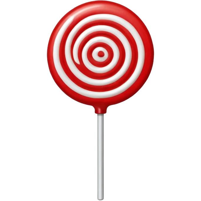 red round lollipop emoji