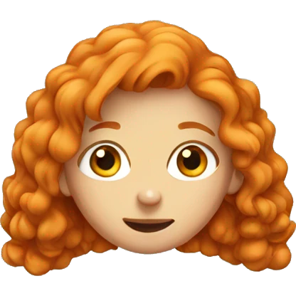 ginger girl funny emoji