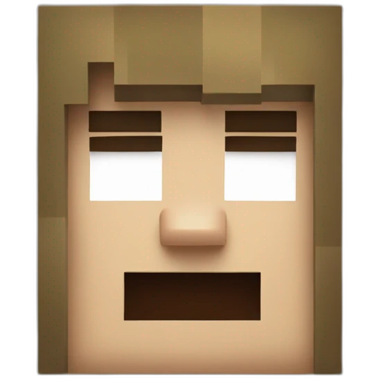 Minecraft steve emoji
