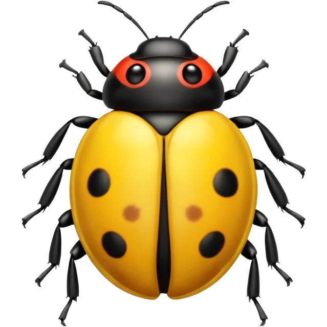 yellow ladybug emoji