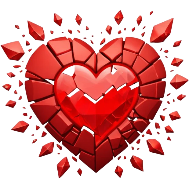 exploding heart emoji