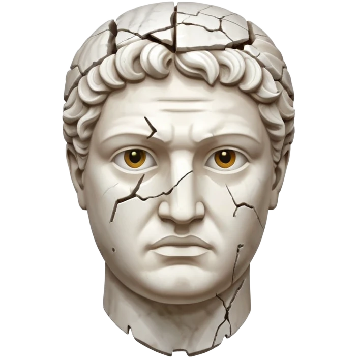 partial greek statue head emoji