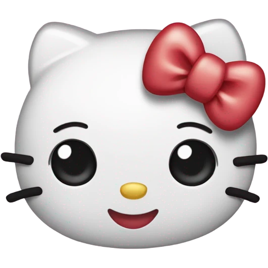hello kitty heart emoji