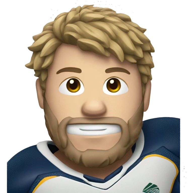 Rugby player tackle emoji
