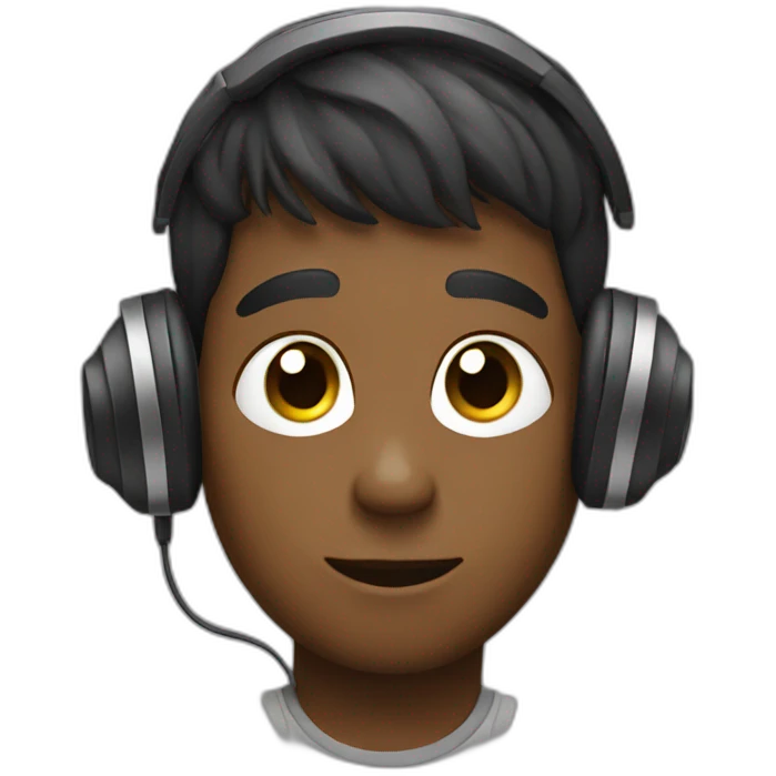 BOY LISTENING SONG emoji