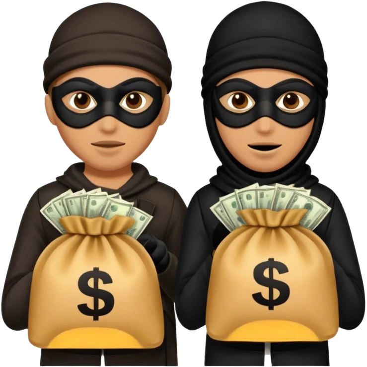 two robbers emoji
